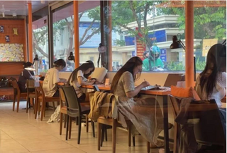 Giới trẻ kéo nhau ra quán cà phê học tập, 