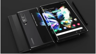 Quên điện thoại gập đi, Galaxy Z Slide màn hình cuộn của Samsung đang là thứ khiến fan phát cuồng