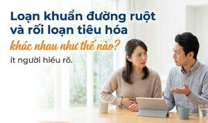 Loạn khuẩn đường ruột và rối loạn tiêu hóa khác nhau như thế nào?