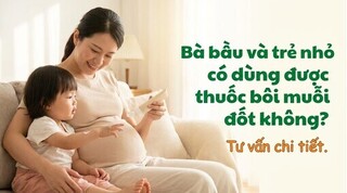 Bà bầu và trẻ nhỏ có dùng được thuốc bôi muỗi đốt không? tư vấn
