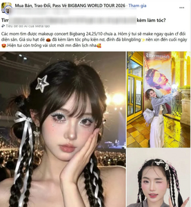 Cơn sốt BIGBANG tại Hà Nội: Chuyên gia trang điểm kín lịch, thu hàng chục triệu đồng mỗi ngày