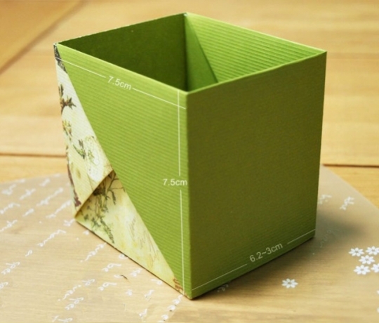 Cách gấp thùng bằng giấy có thể áp dụng cho nhiều mục đích sử dụng