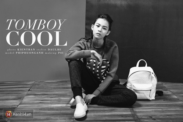 kết hợp đồ thành phong cách tomboy