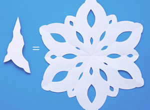 Cách làm bông hoa tuyết từ giấy trắng đơn giản mà đẹp