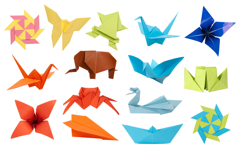 Các cách gấp Origami rất đa dạng, sống động với đủ hình thù