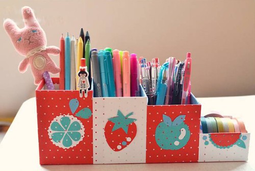 Bạn có ngay món quà tặng người thân yêu với cách làm hộp bút handmade
